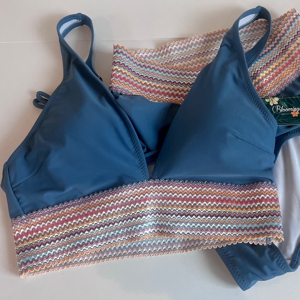 Blooming Jelly High Waisted Bikini Set